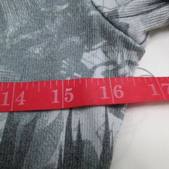 Urban Revivo Mini Dress in All-Over Gray Print-XL-NWOT - Picture 11 of 16